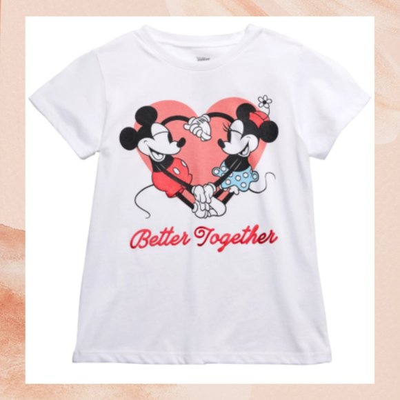 Disney Other - NWT Disney Mickey & Minnie Short Sleeve Tee